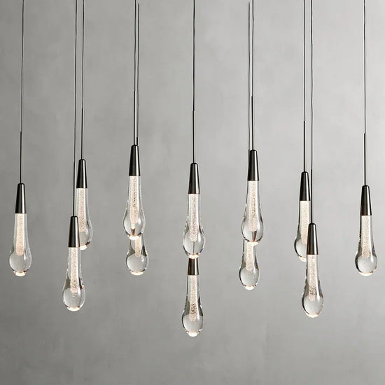 Soltaire 37" Linear Chandelier