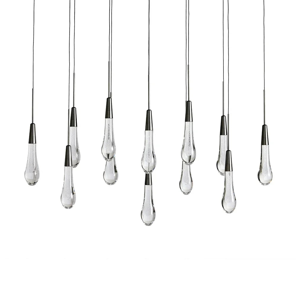 Soltaire 37" Linear Chandelier