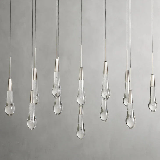 Soltaire 37" Linear Chandelier