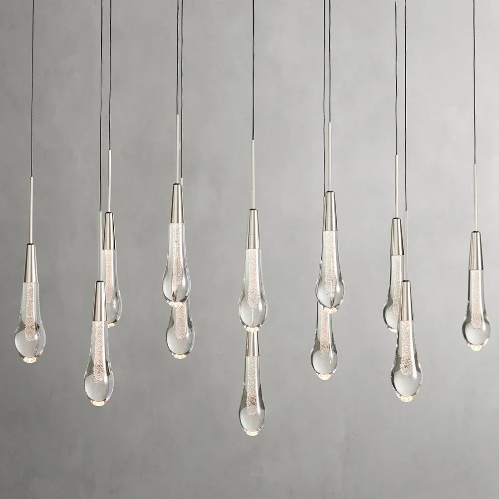 Soltaire 37" Linear Chandelier