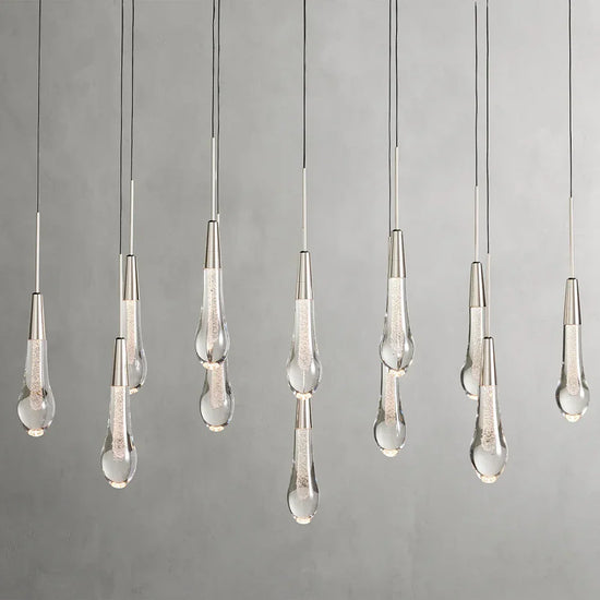 Soltaire 37" Linear Chandelier