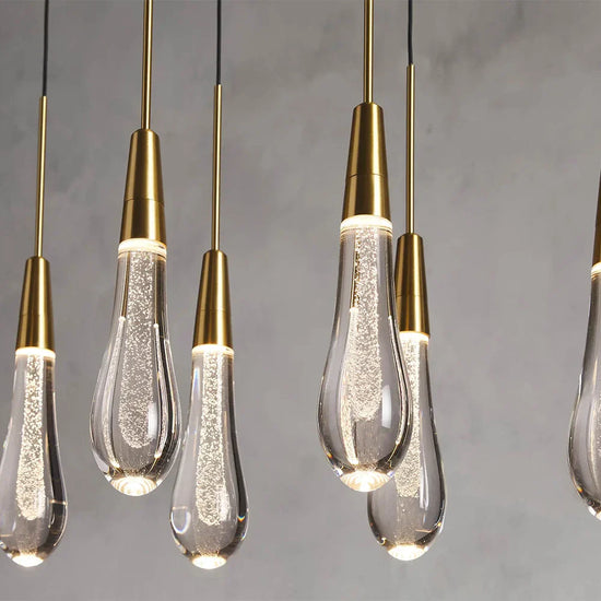 Soltaire 37" Linear Chandelier