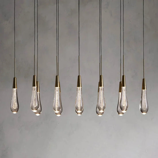 Soltaire 37" Linear Chandelier