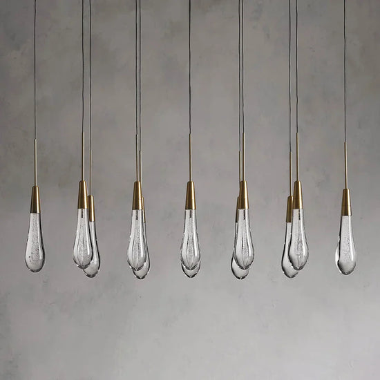 Soltaire 37" Linear Chandelier