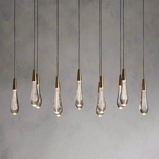 Soltaire 37" Linear Chandelier