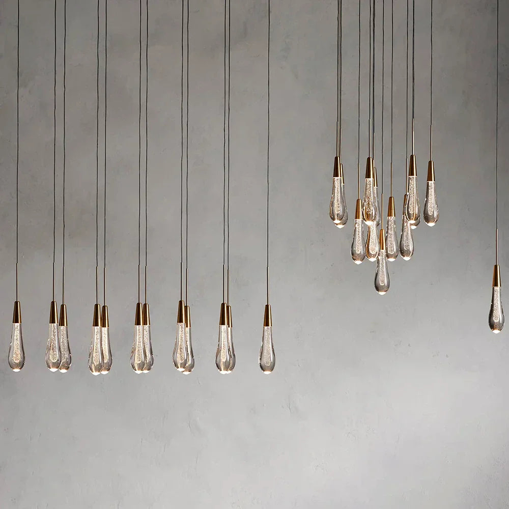 Soltaire 37" Linear Chandelier