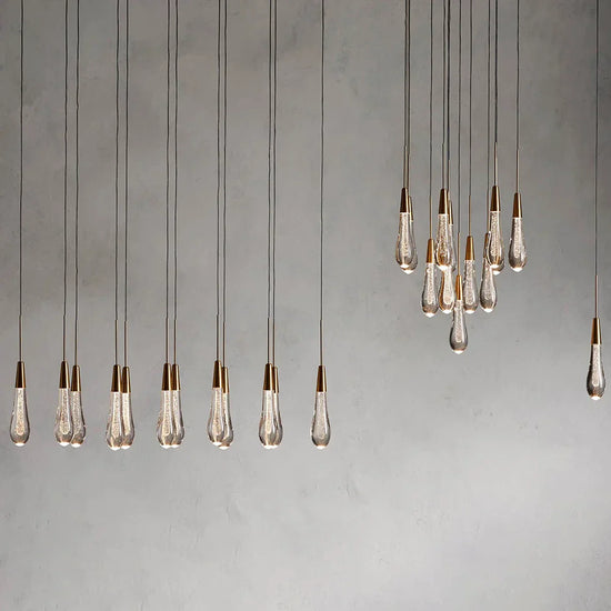 Soltaire 37" Linear Chandelier
