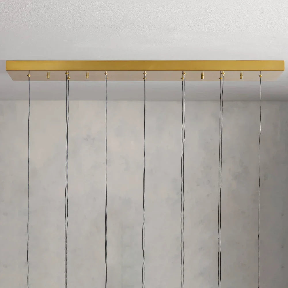 Soltaire 37" Linear Chandelier