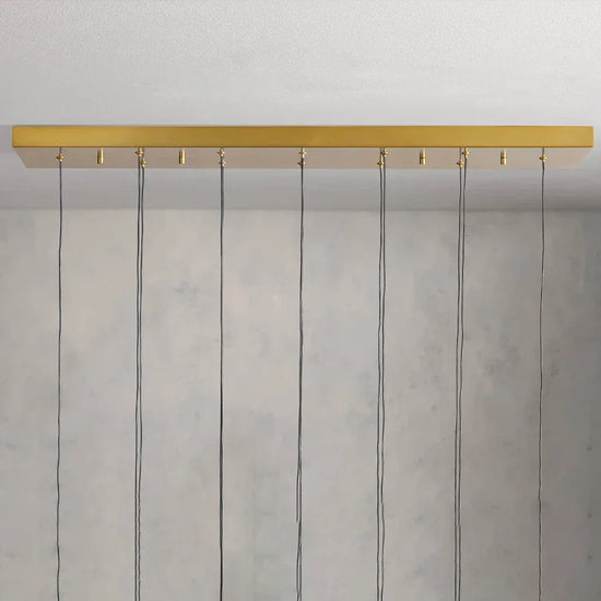 Soltaire 37" Linear Chandelier
