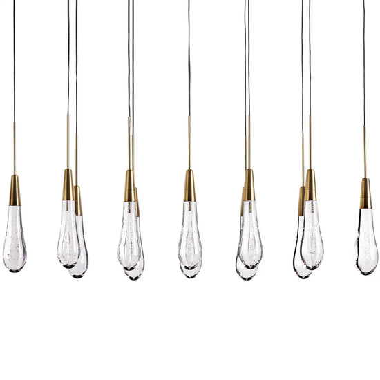 Soltaire 37" Linear Chandelier