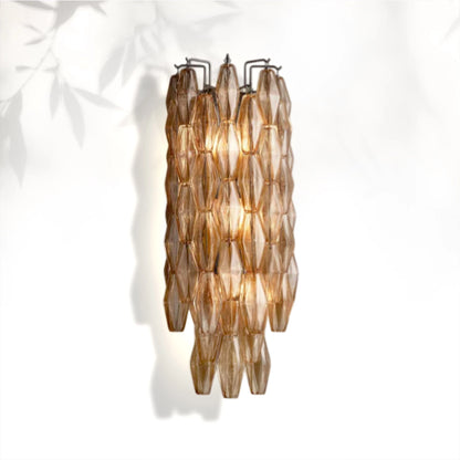 Chiaravalle Glass Short Wall Sconce 19", 30"
