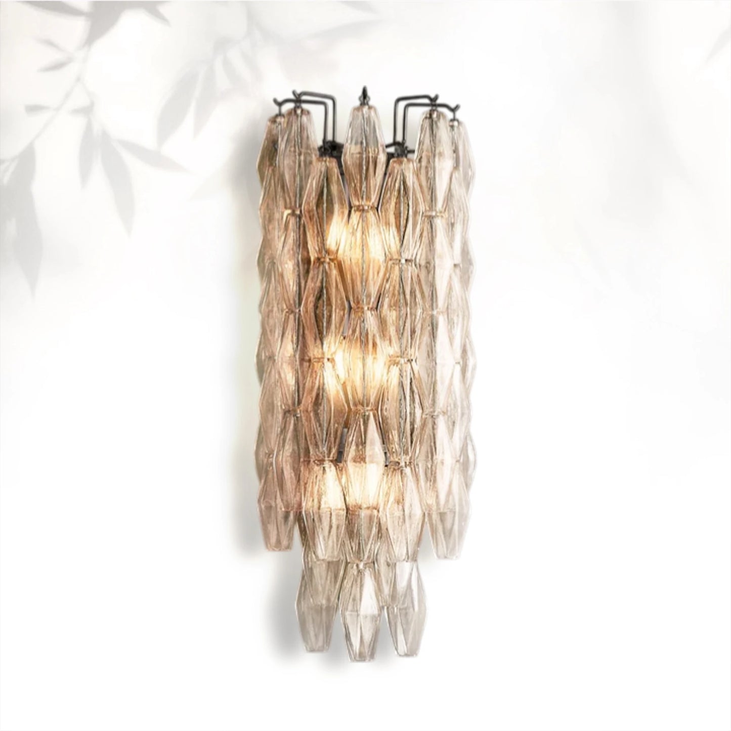Chiaravalle Glass Short Wall Sconce 19", 30"