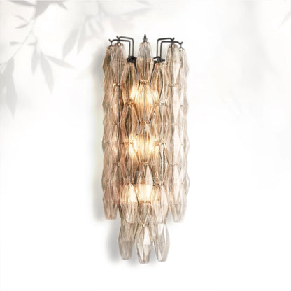 Chiaravalle Glass Short Wall Sconce 19", 30"