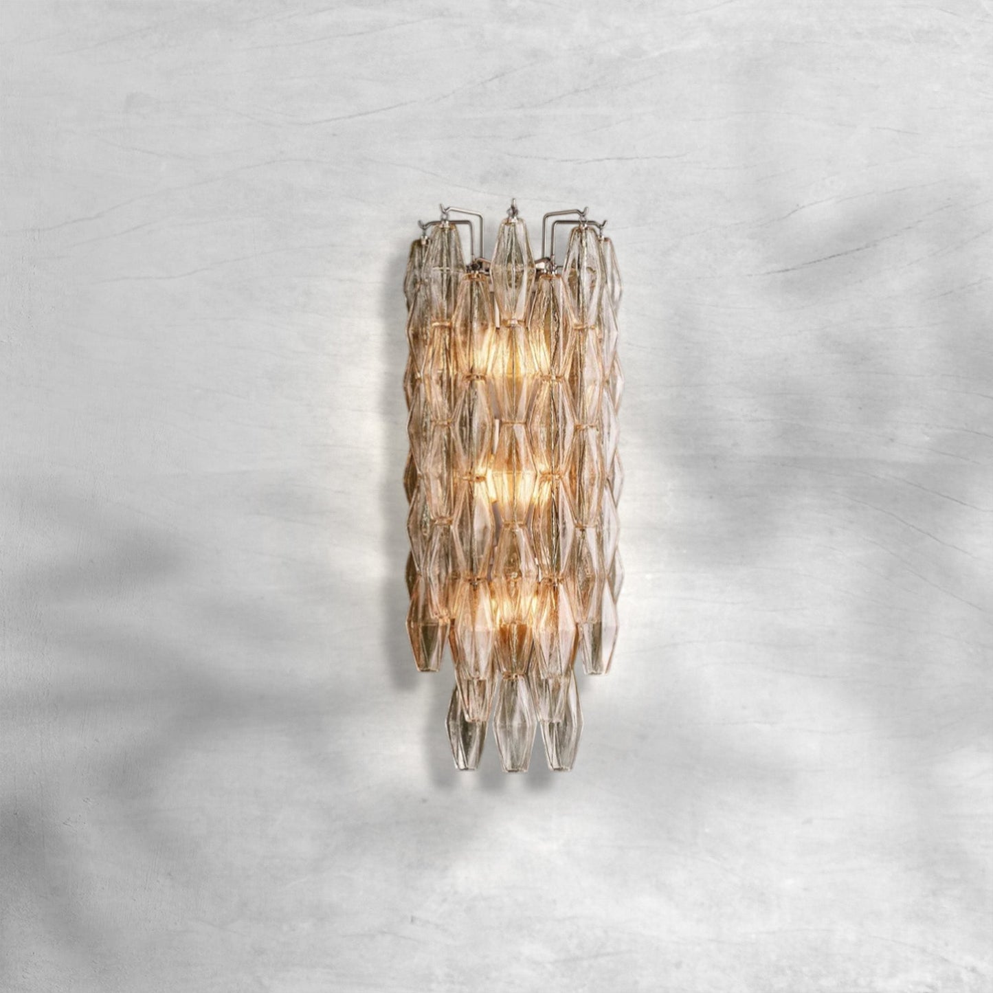 Cyra Glass Short Wall Sconce