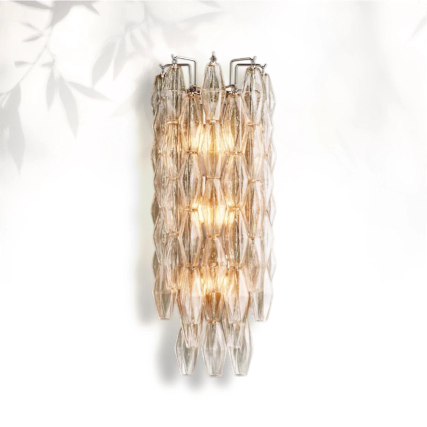 Chiaravalle Glass Short Wall Sconce 19", 30"