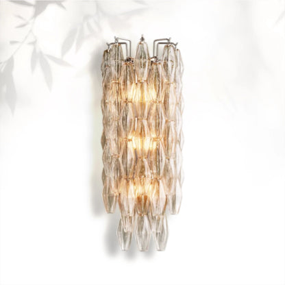 Chiaravalle Glass Short Wall Sconce 19", 30"