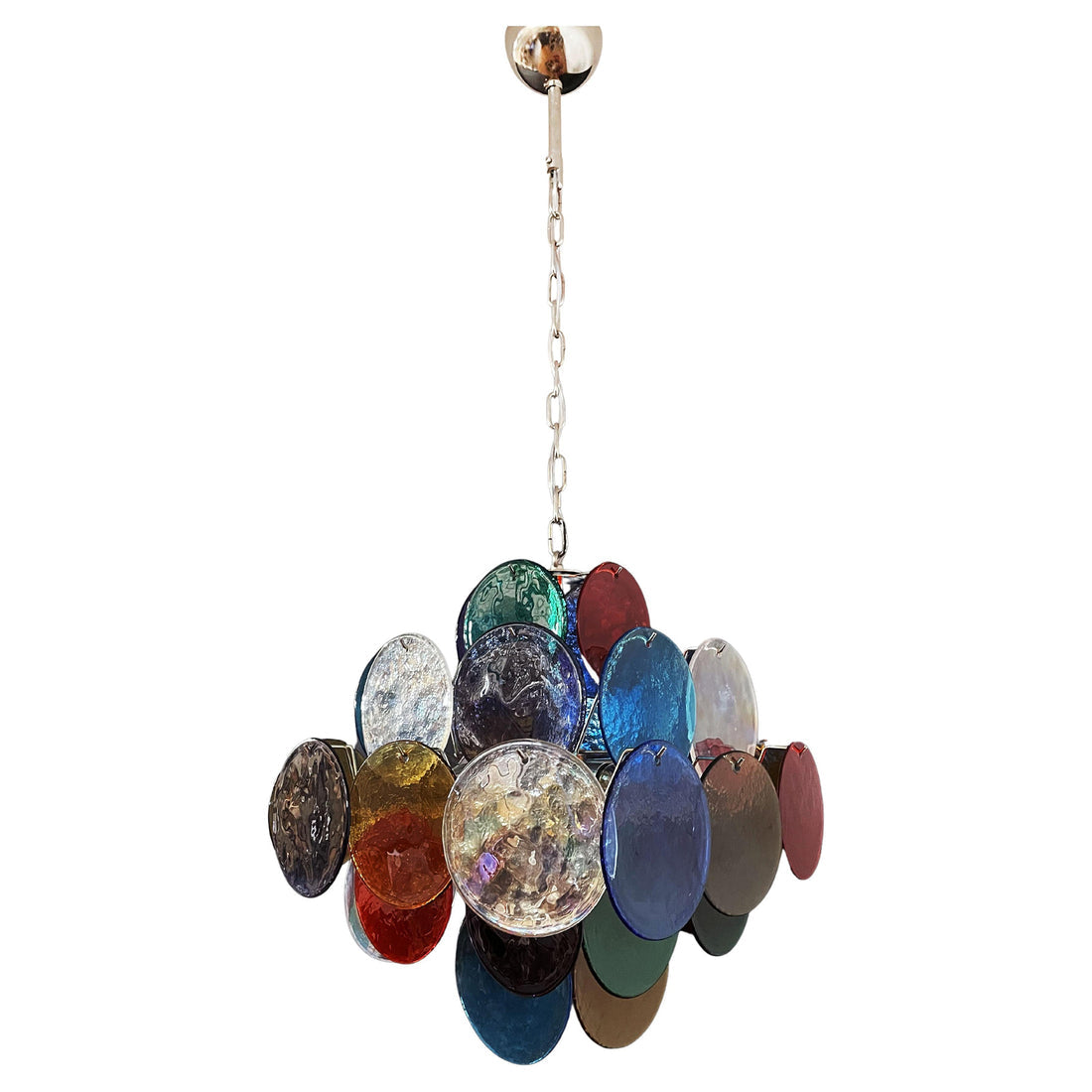 Vintage Murano-Style 19.7″ Glass Chandelier