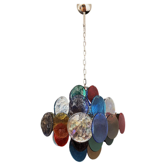 Vintage Murano-Style 19.7″ Glass Chandelier