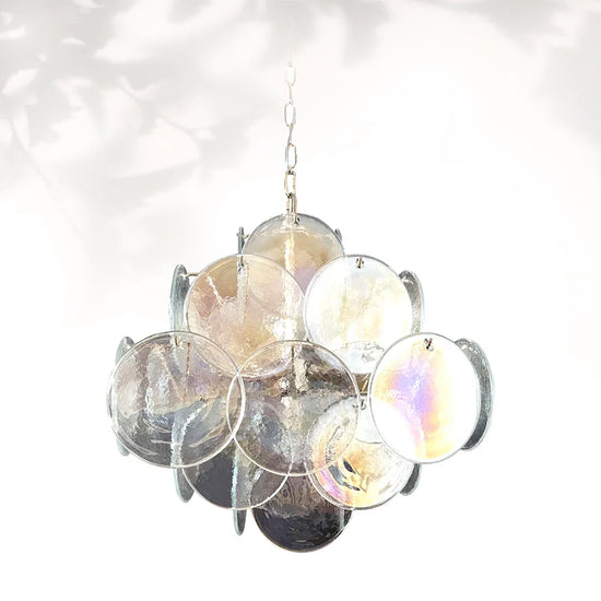 Vintage Murano-Style 19.7″ Glass Chandelier