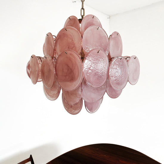 Vintage Murano-Style 19.7″ Glass Chandelier