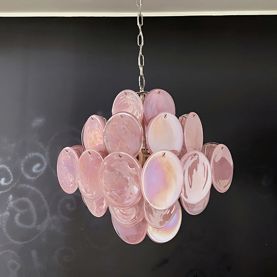 Vintage Murano-Style 19.7″ Glass Chandelier