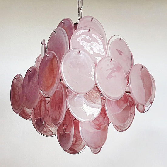 Vintage Murano-Style 19.7″ Glass Chandelier
