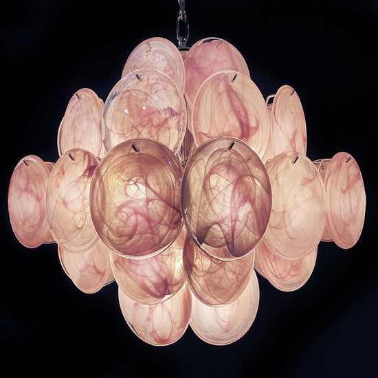 Vintage Murano-Style 19.7″ Glass Chandelier