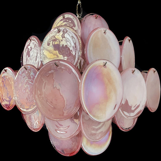 Vintage Murano-Style 19.7″ Glass Chandelier