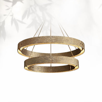 Vouvrey 2-Tier Round Living Room Chandelier