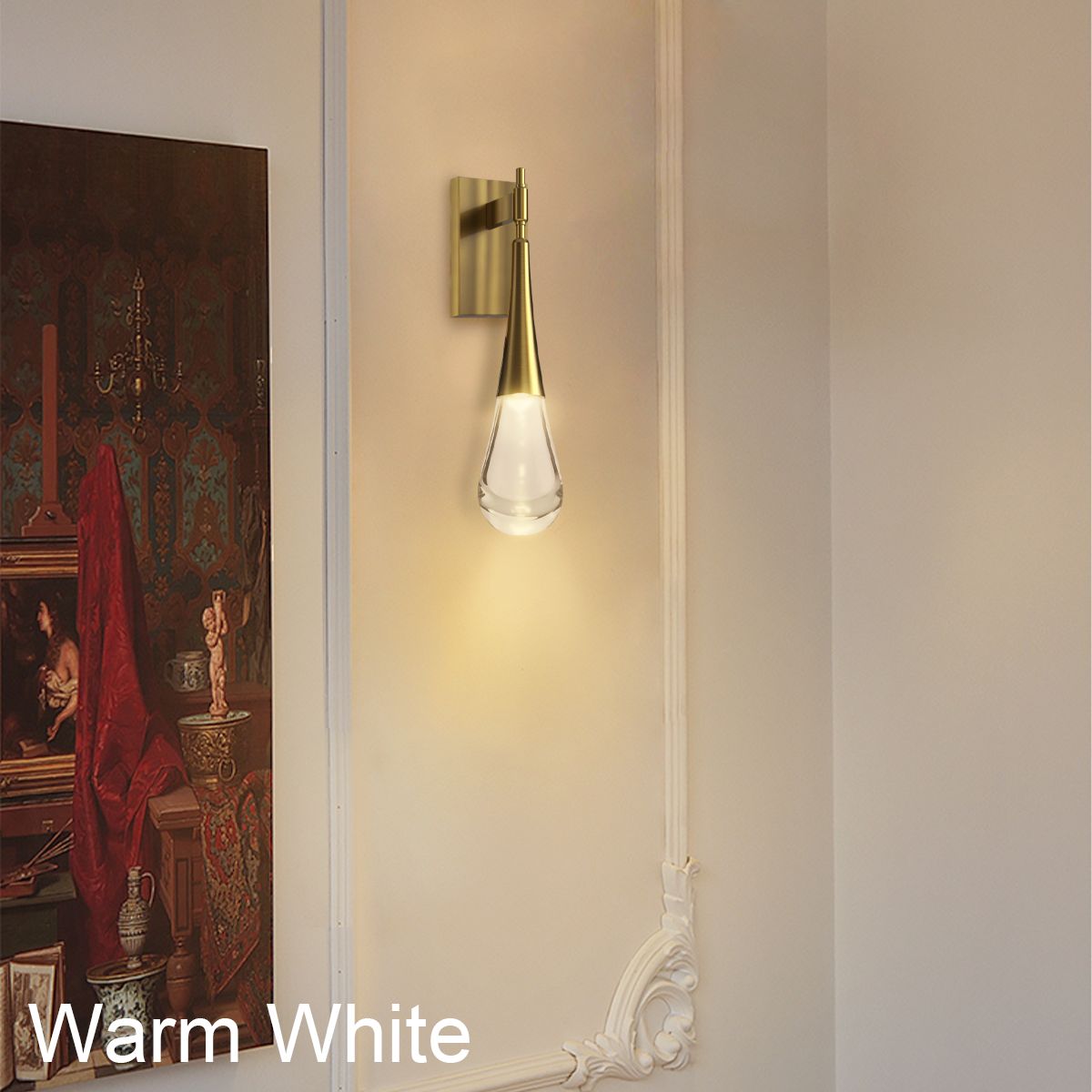 Soltaire Water Drop  LED Wall Sconce
