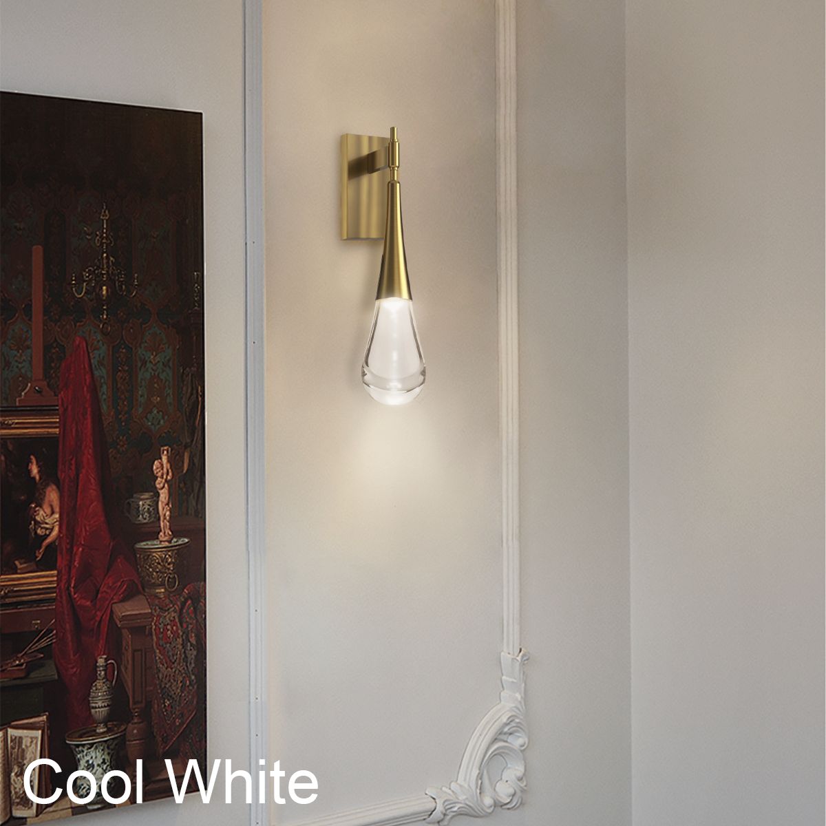 Soltaire Water Drop  LED Wall Sconce
