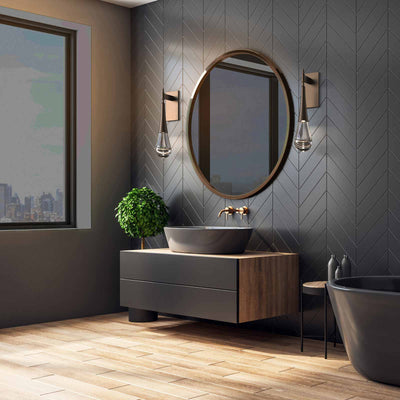 Soltaire Water Drop  LED Wall Sconce