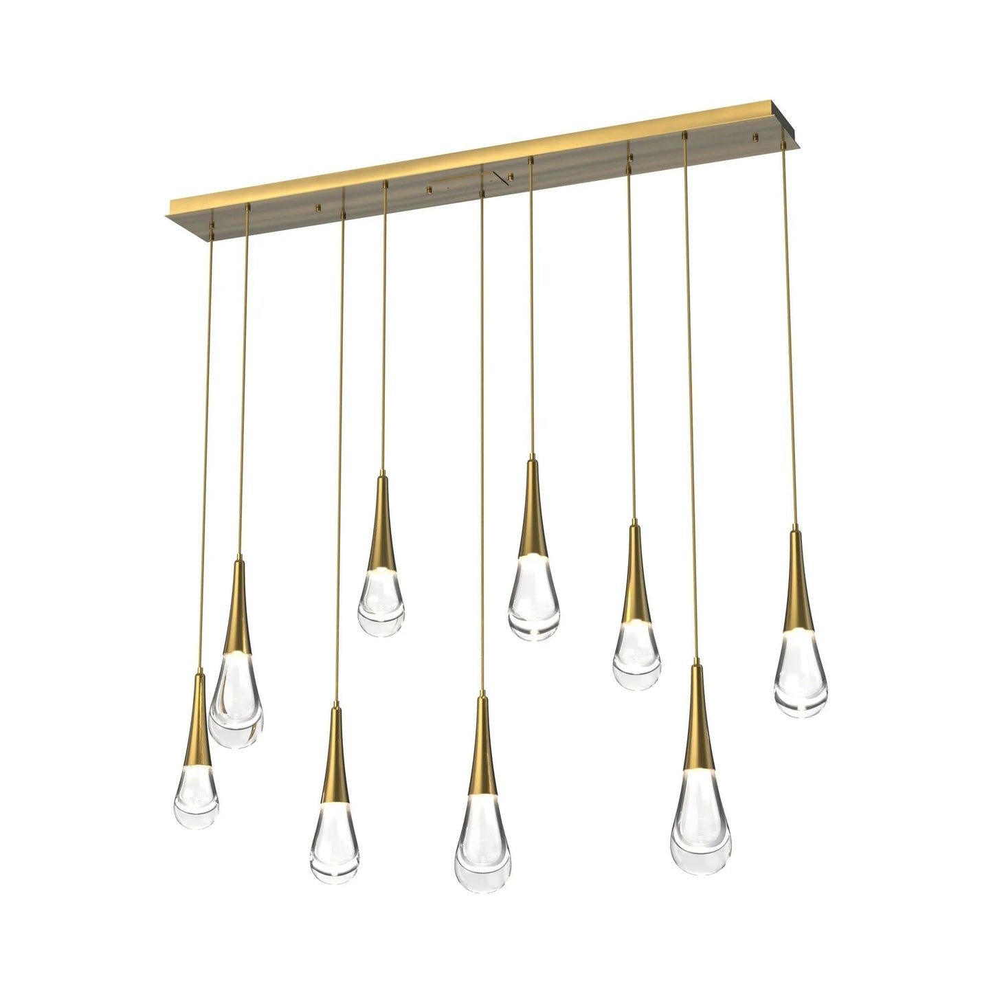 Soltaire Raindrop Rectangle  LED Chandelier