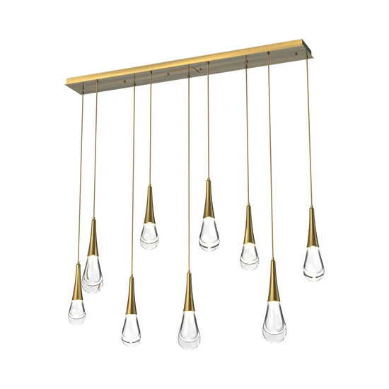 Soltaire Raindrop Rectangle  LED Chandelier