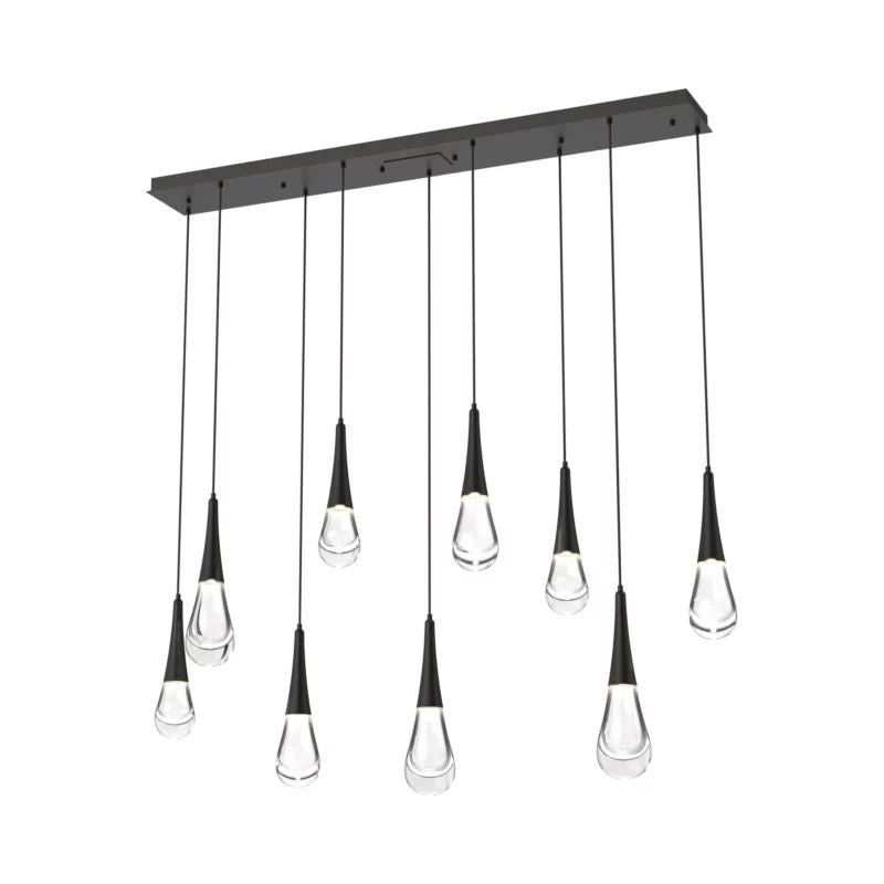 Soltaire Raindrop Rectangle  LED Chandelier