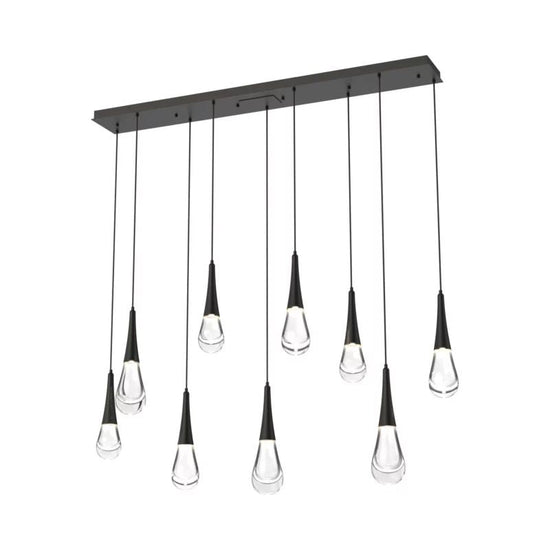 Soltaire Raindrop Rectangle  LED Chandelier