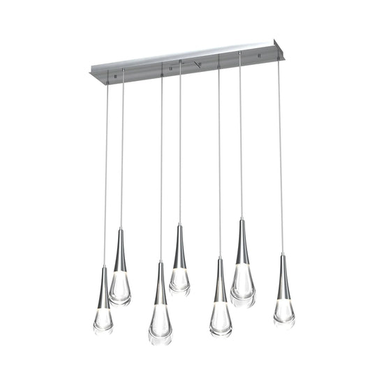 Soltaire Raindrop Rectangle  LED Chandelier