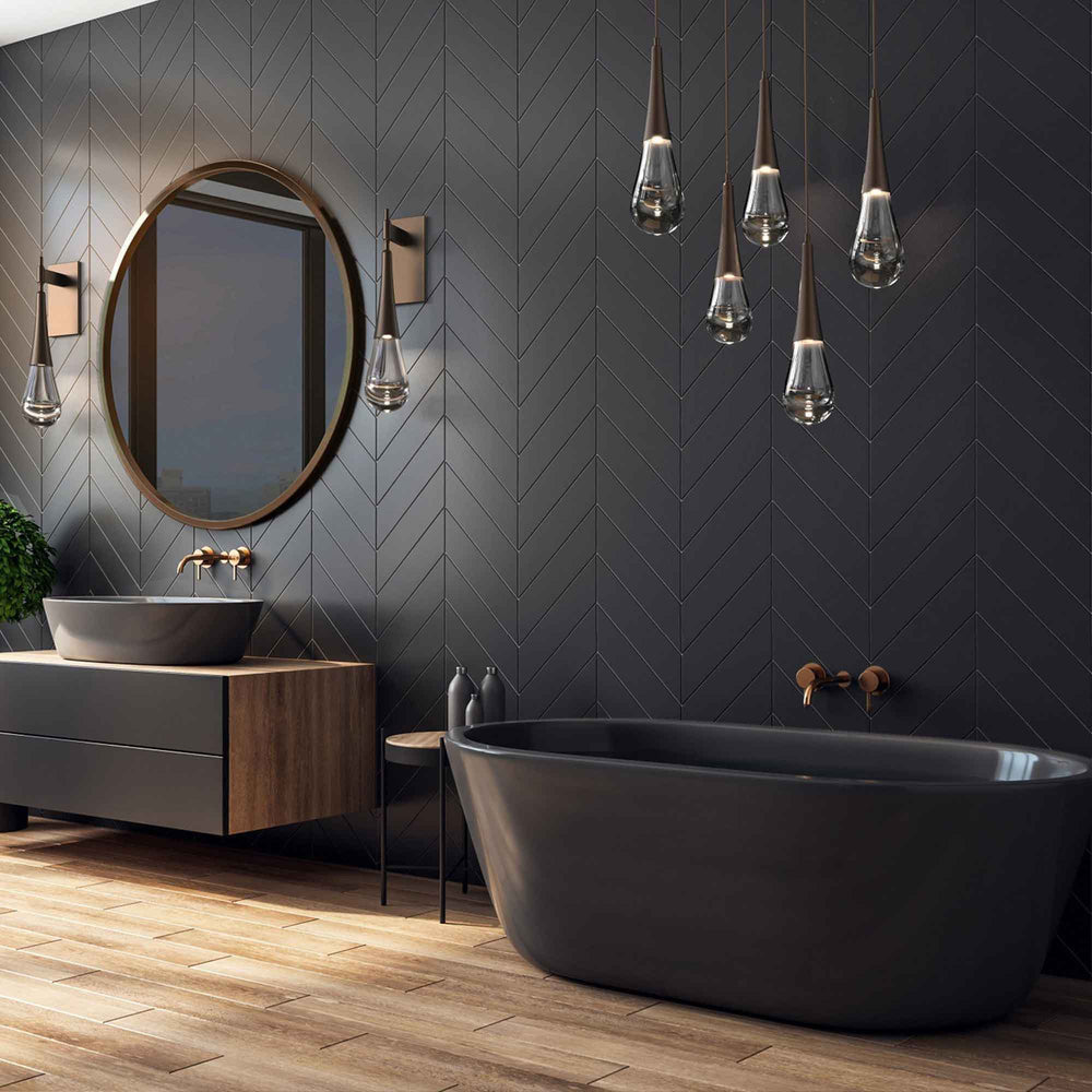 Soltaire Raindrop Round LED Chandelier