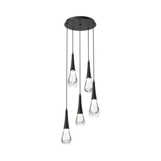 Soltaire Raindrop Round LED Chandelier