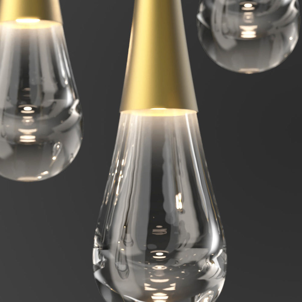 Soltaire Raindrop Round LED Chandelier