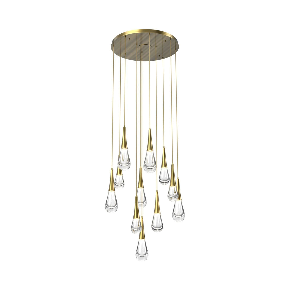 Soltaire Raindrop Round LED Chandelier
