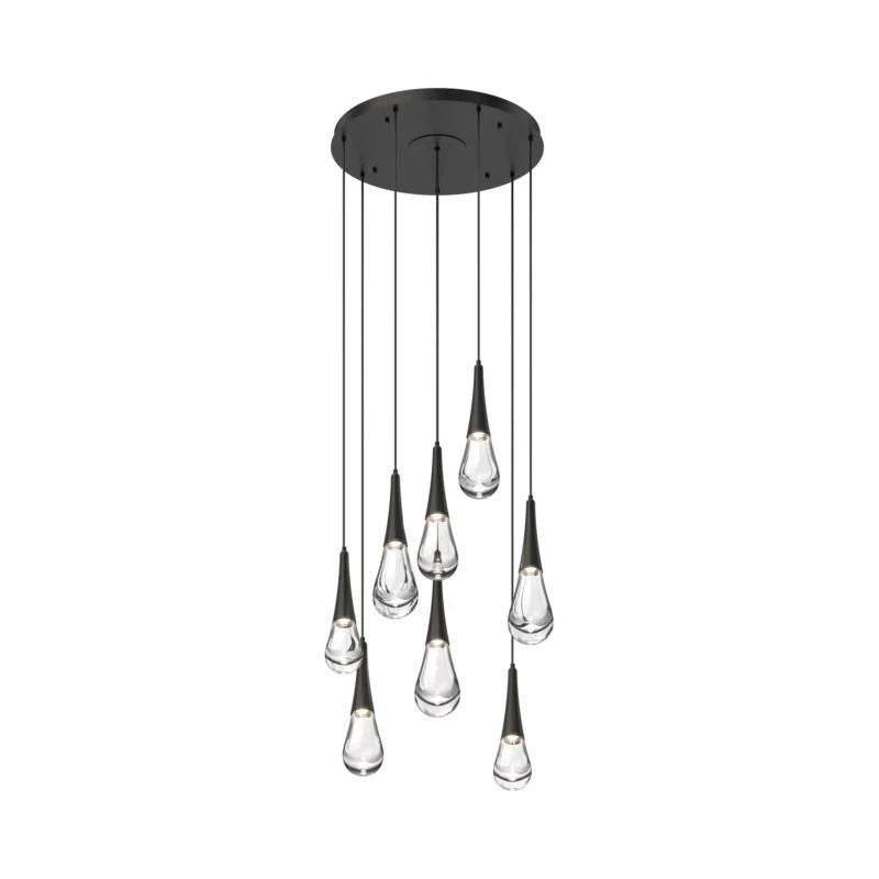 Soltaire Raindrop Round LED Chandelier
