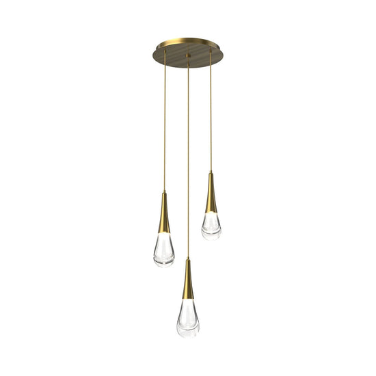 Soltaire Raindrop Round LED Chandelier