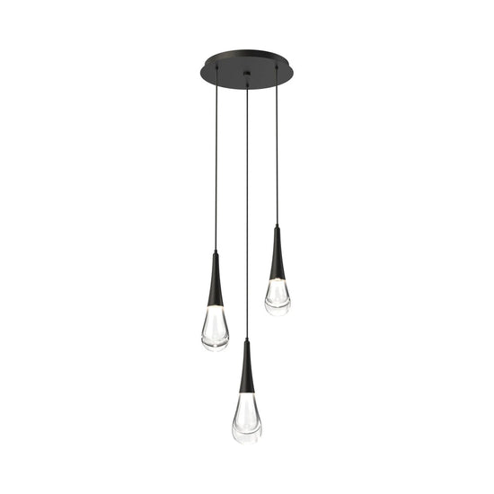 Soltaire Raindrop Round LED Chandelier