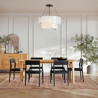 Womter 2 Tier Crystal Chandelier