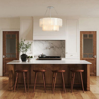 Womter 2 Tier Crystal Chandelier