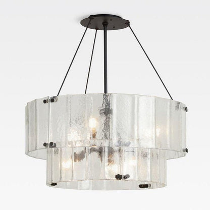 Womter 2 Tier Crystal Chandelier