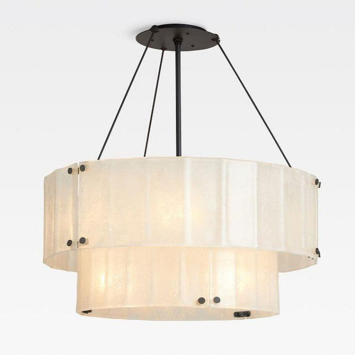 Womter 2 Tier Crystal Chandelier