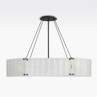 Womter Oval Crystal Chandelier 48"