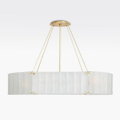 Womter Oval Crystal Chandelier 48"